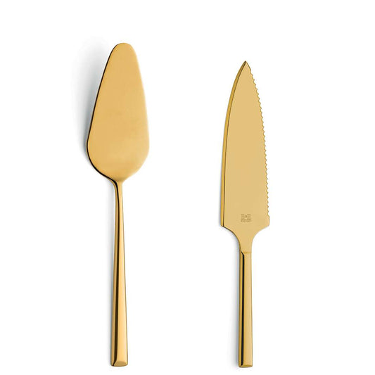 VISTA Tortenset 2-teilig PVD gold - kuppels-home.de