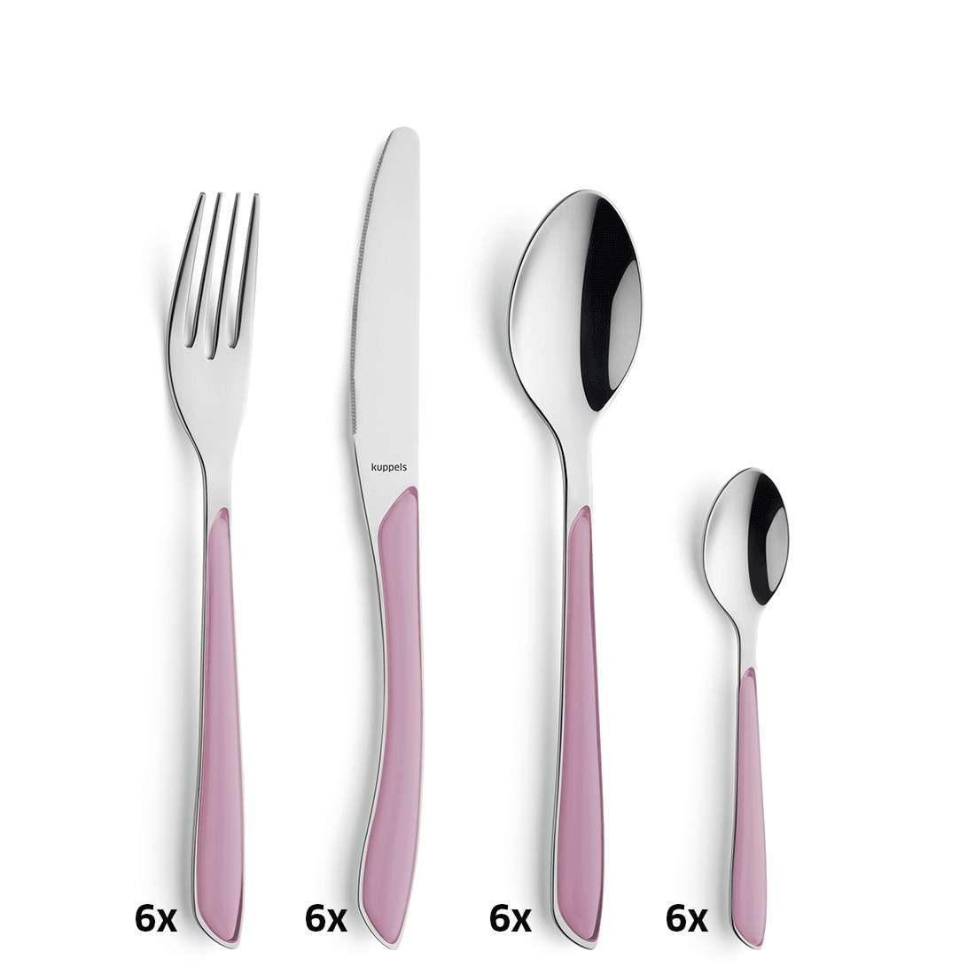 PRISMA Besteckset 24-teilig altrosa - kuppels-home.de