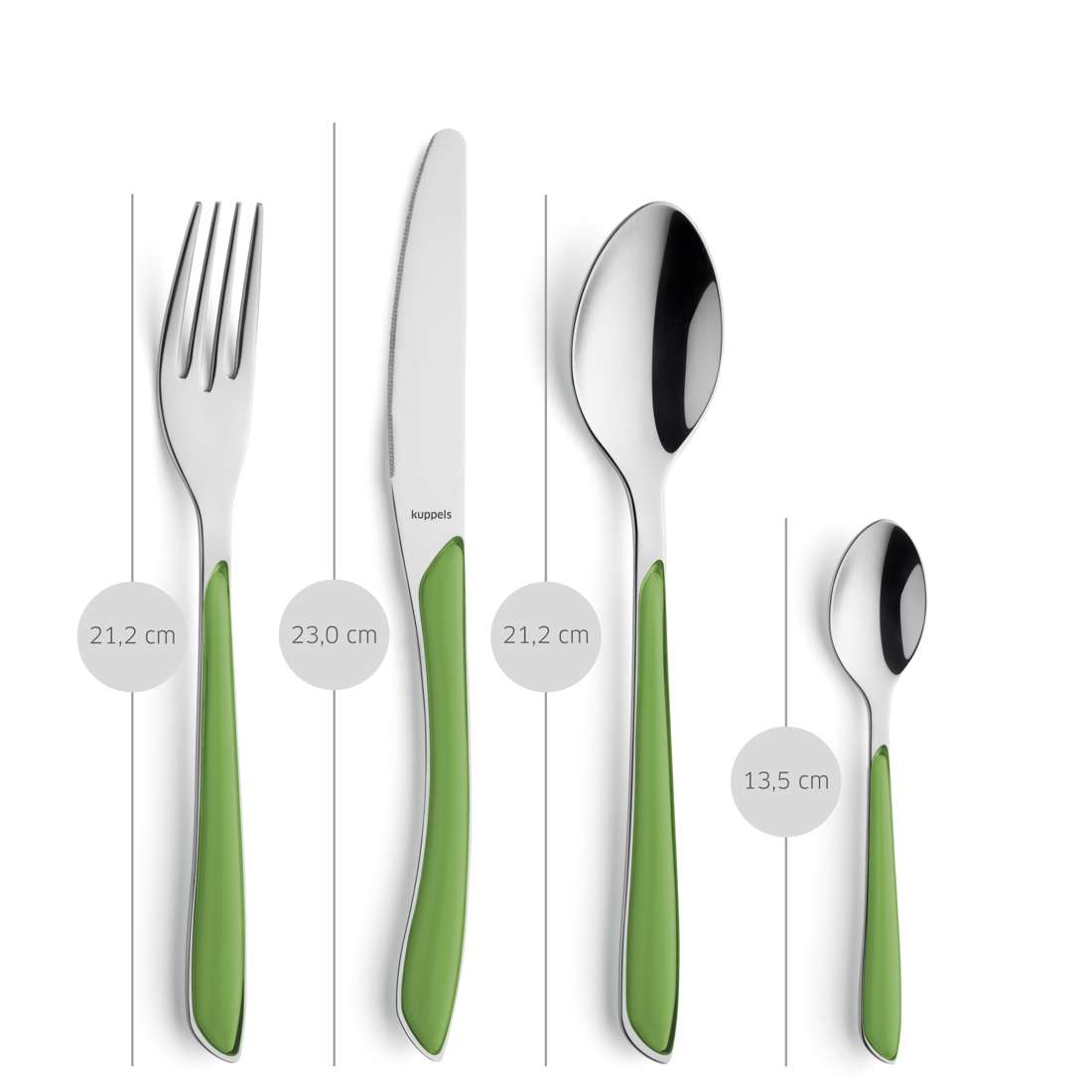 PRISMA cutlery set 24-piece springgreen