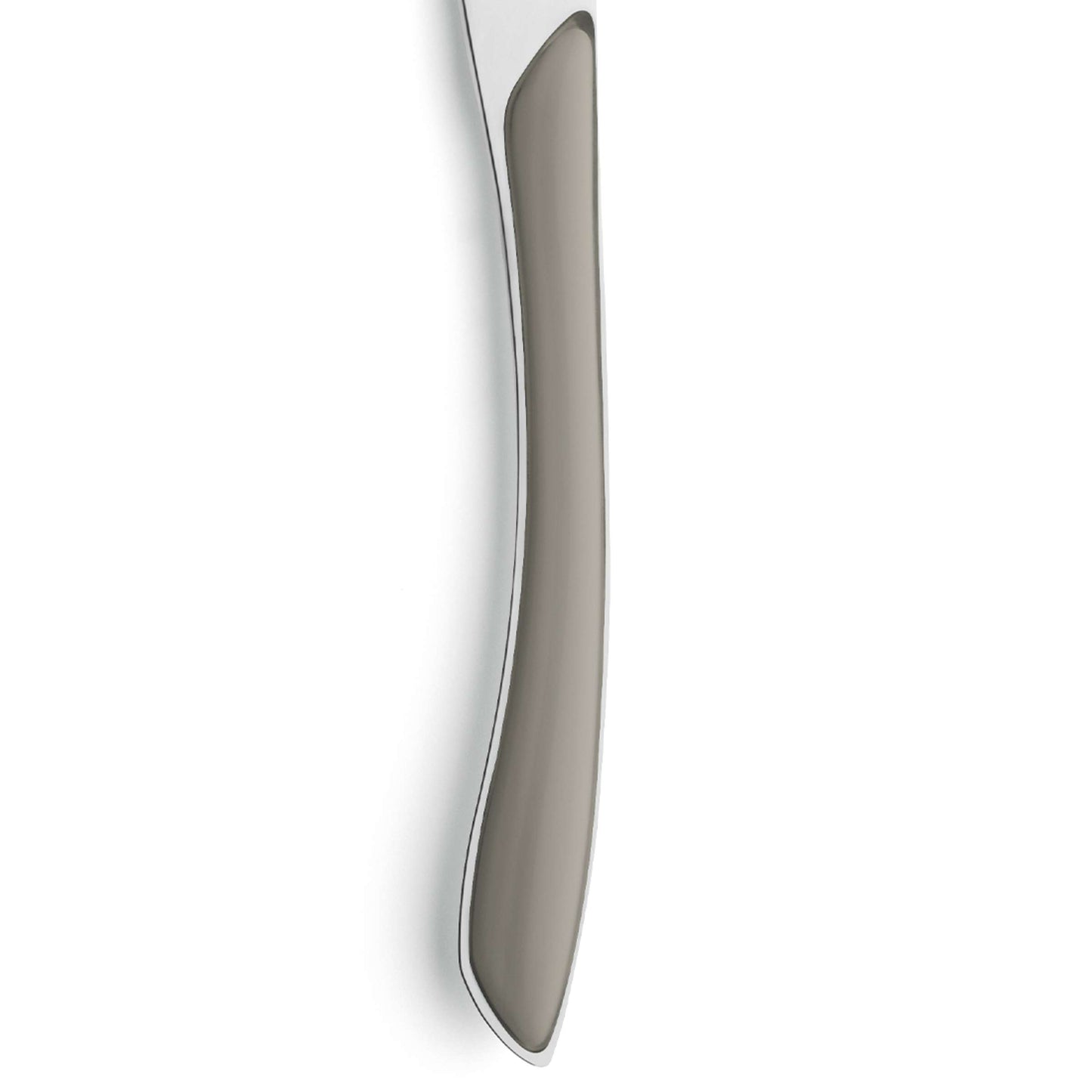 PRISMA dinner knife full handle taupe