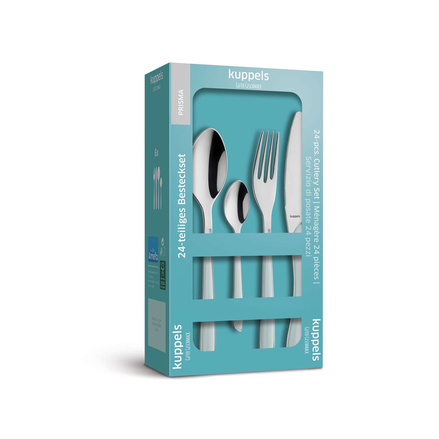 PRISMA cutlery set 24-piece mint