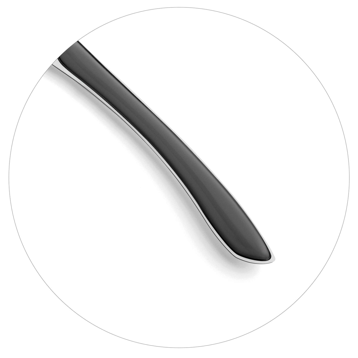 PRISMA dinner knife full handle slate grey