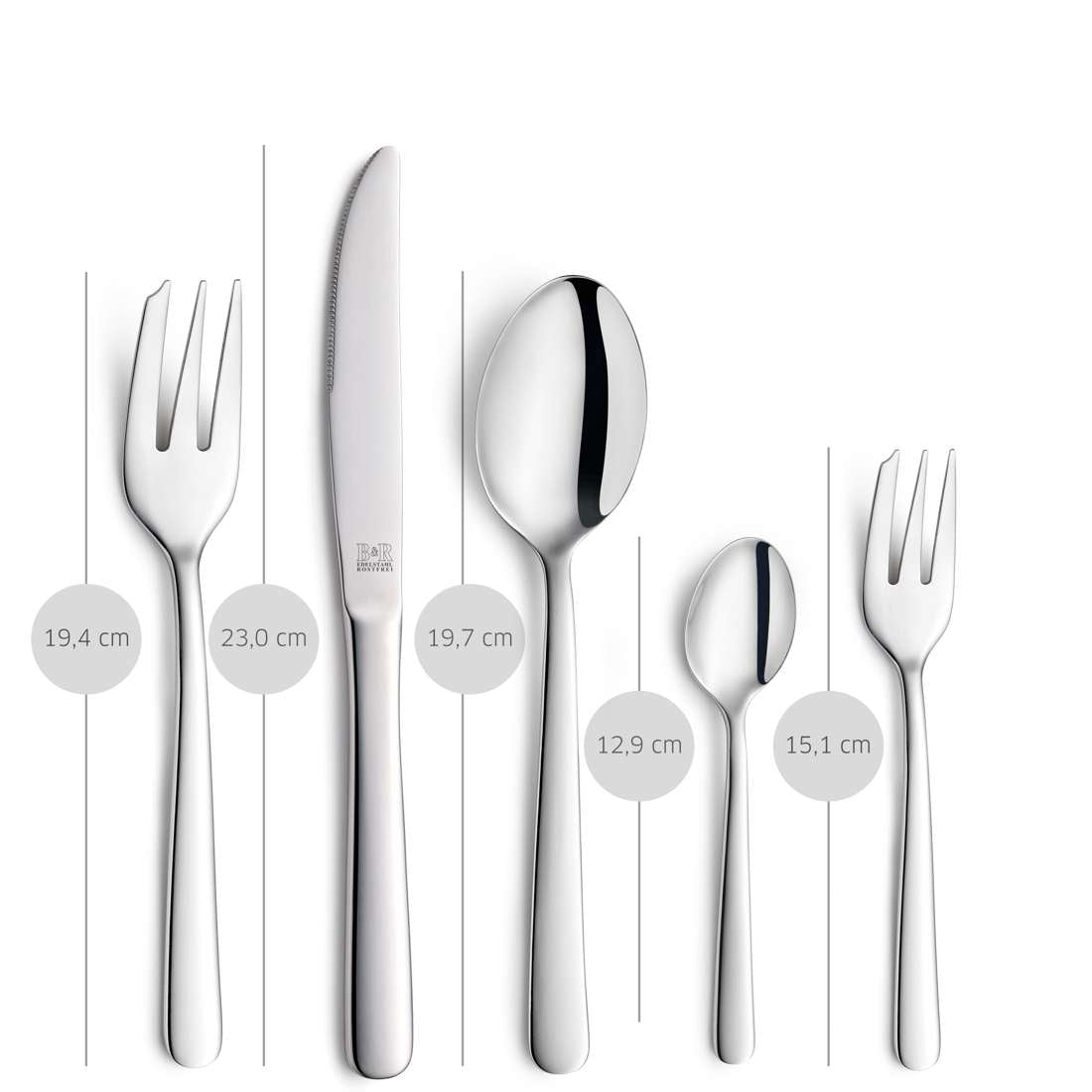 LUNA Besteckset 60-teilig