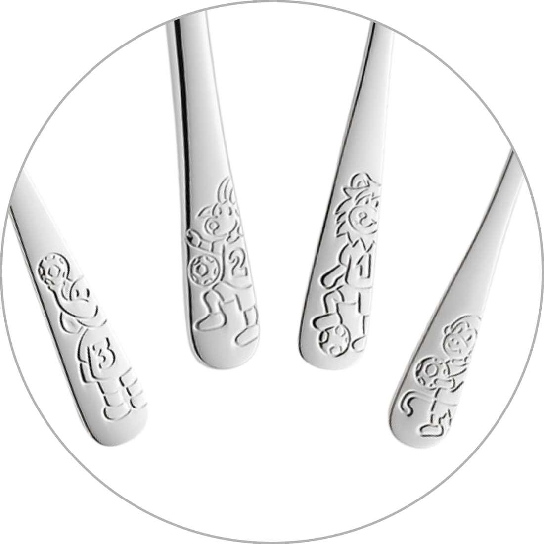 Football Friends Children's Cutlery Set 4-piece