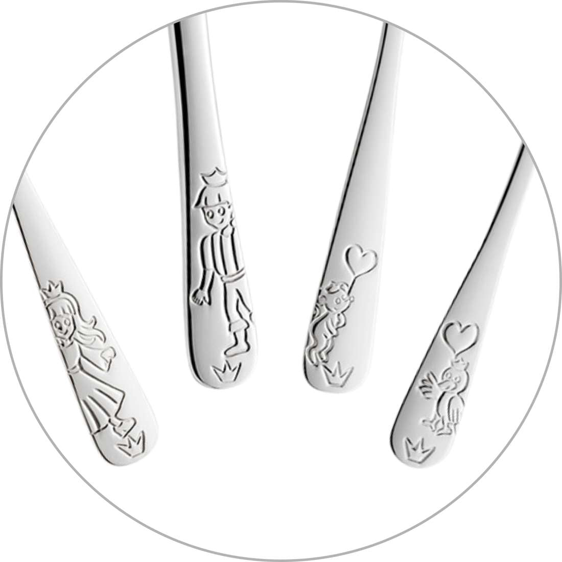 Princess children's cutlery set 4-piece