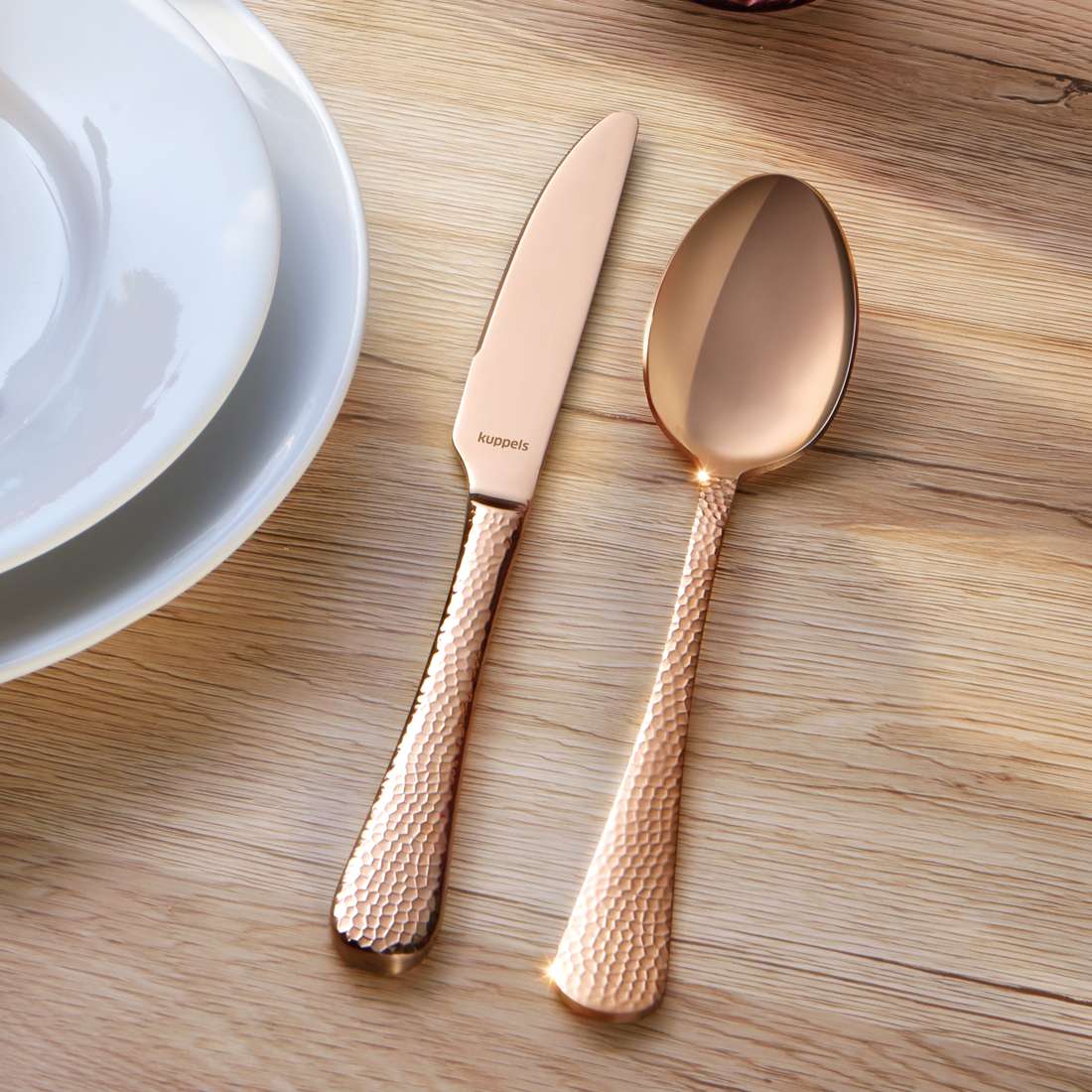 CRYSTAL Besteckset 30-teilig PVD rosé