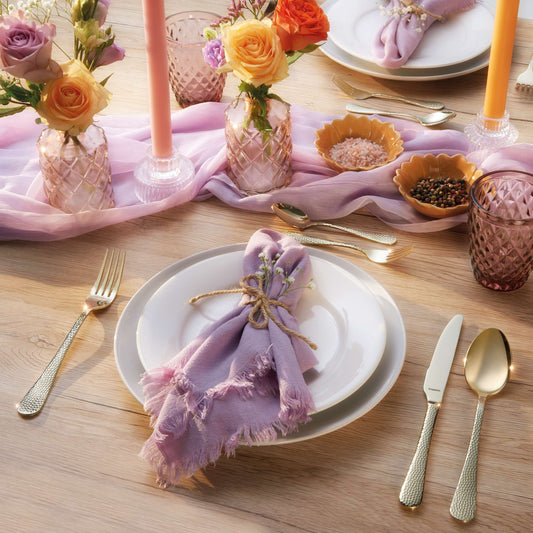 CRYSTAL Besteckset 30-teilig PVD champagner