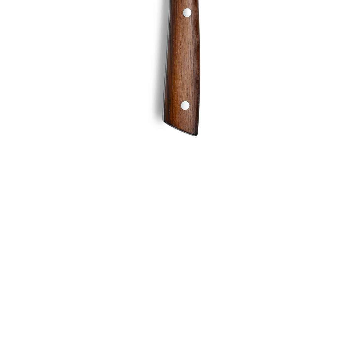Das Kuppels AVID Kochmesser 6" mit Eschenholzgriff und zwei Metallnieten ist oben in der Mitte auf weißem Untergrund teilweise sichtbar. Die Klinge ist auf dem Bild nicht zu sehen.