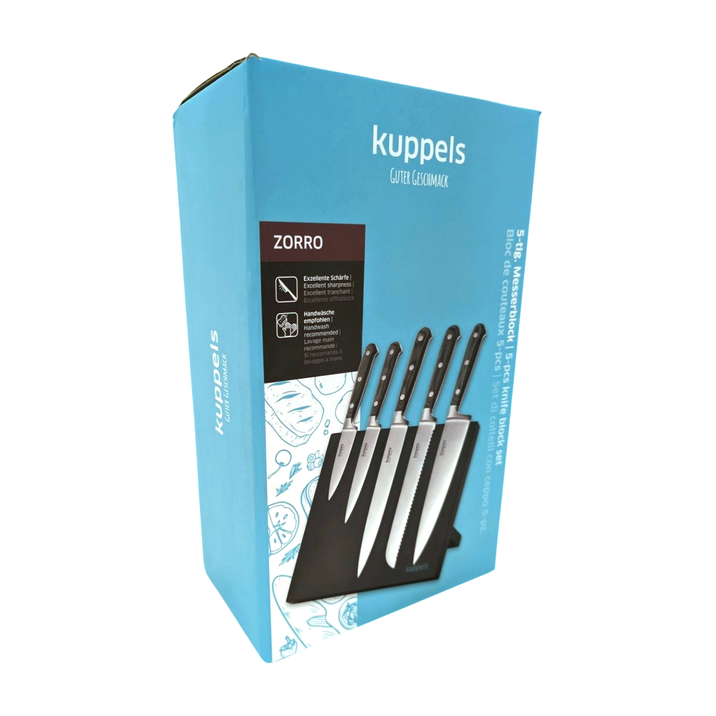 ZORRO Messerblock 5-teilig - kuppels-home.de