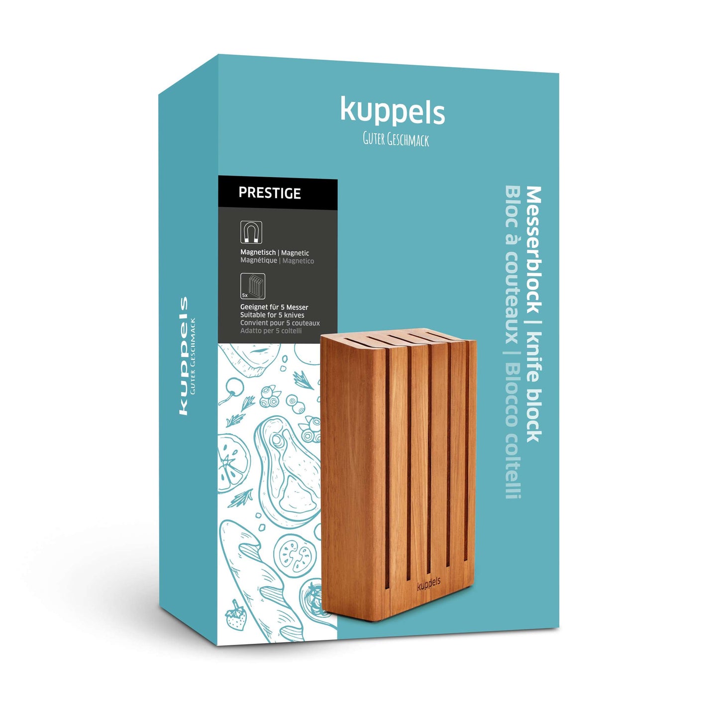 PRESTIGE magnetic knife block