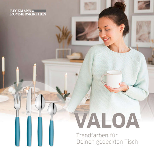 VALOA Besteckset 16-teilig petrol - kuppels-home.de