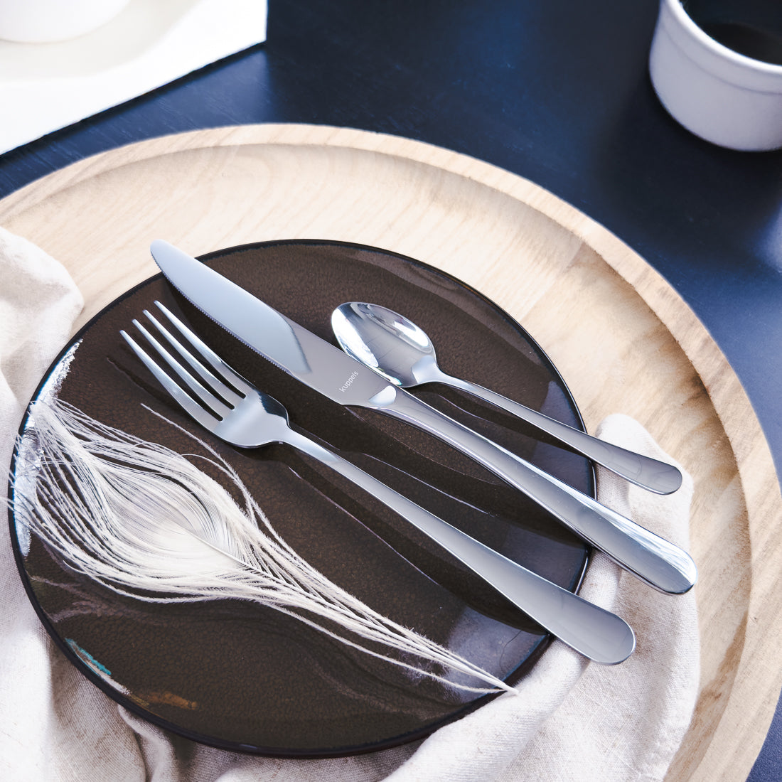 DELIA Besteckset 30-teilig Edelstahl - kuppels-home.de