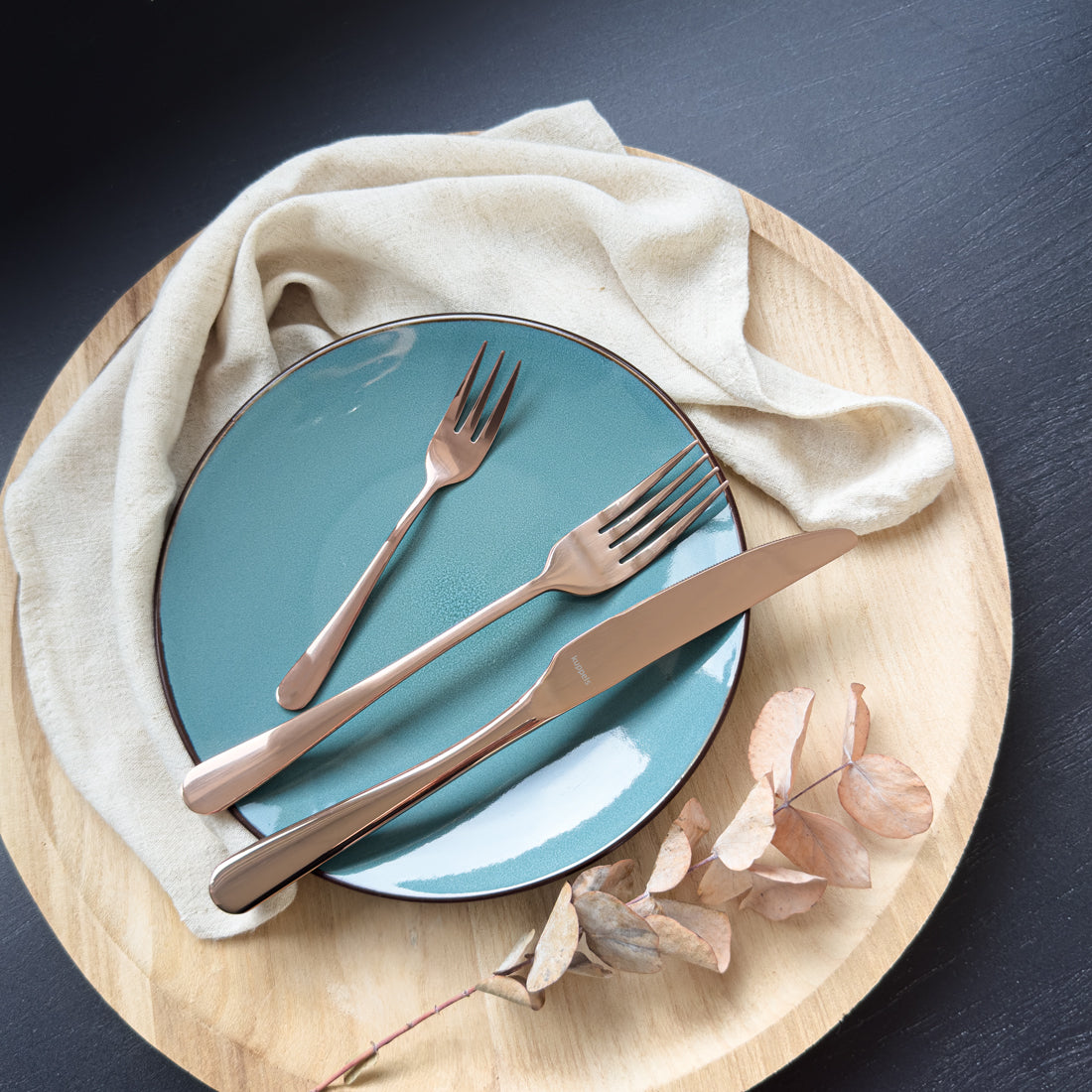DELIA Besteckset 30-teilig PVD rosé - kuppels-home.de