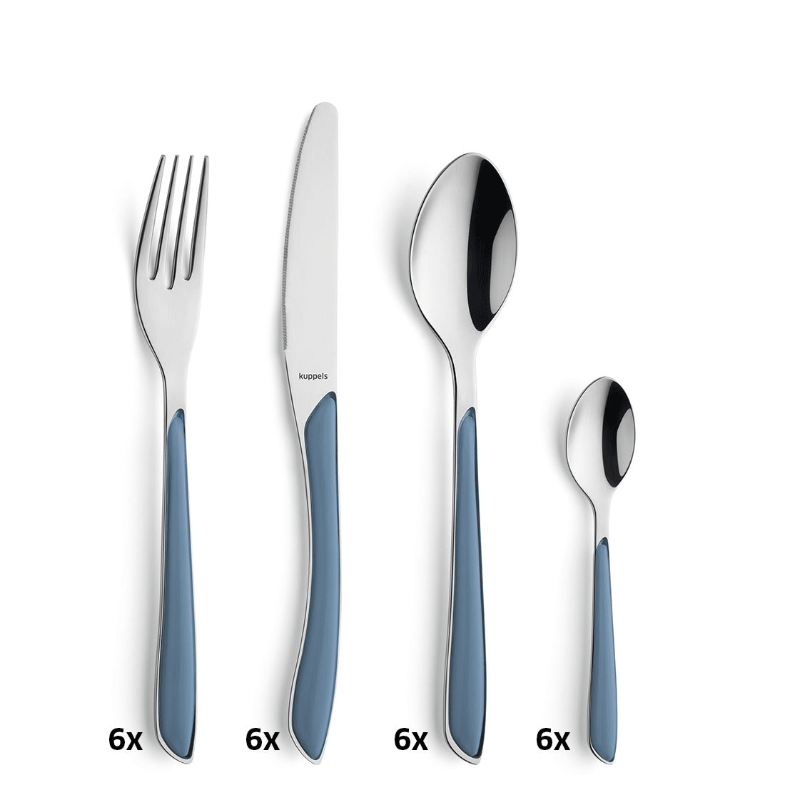 PRISMA Besteckset 24-teilig denim blau - kuppels-home.de