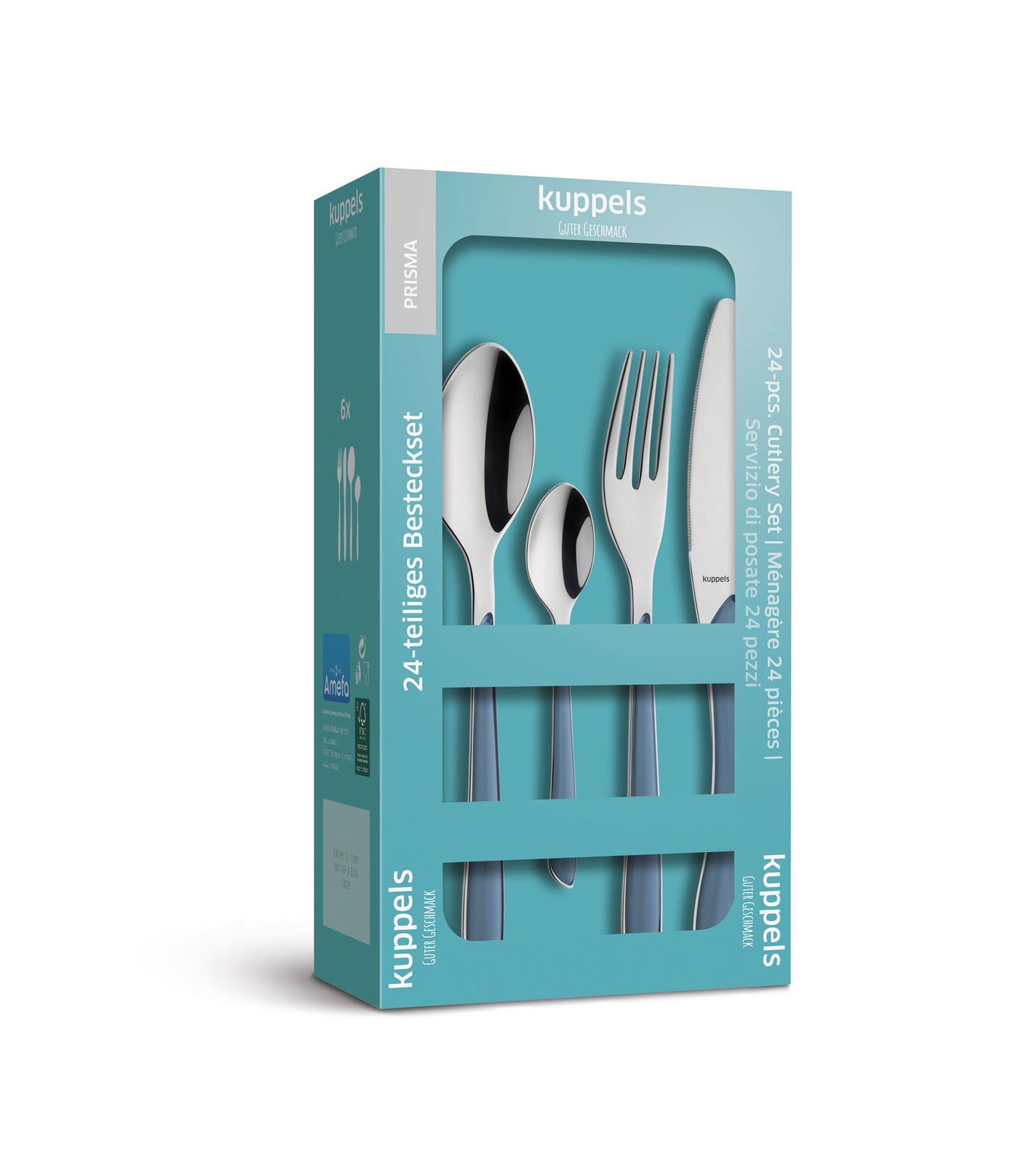 PRISMA Besteckset 24-teilig denim blau - kuppels-home.de