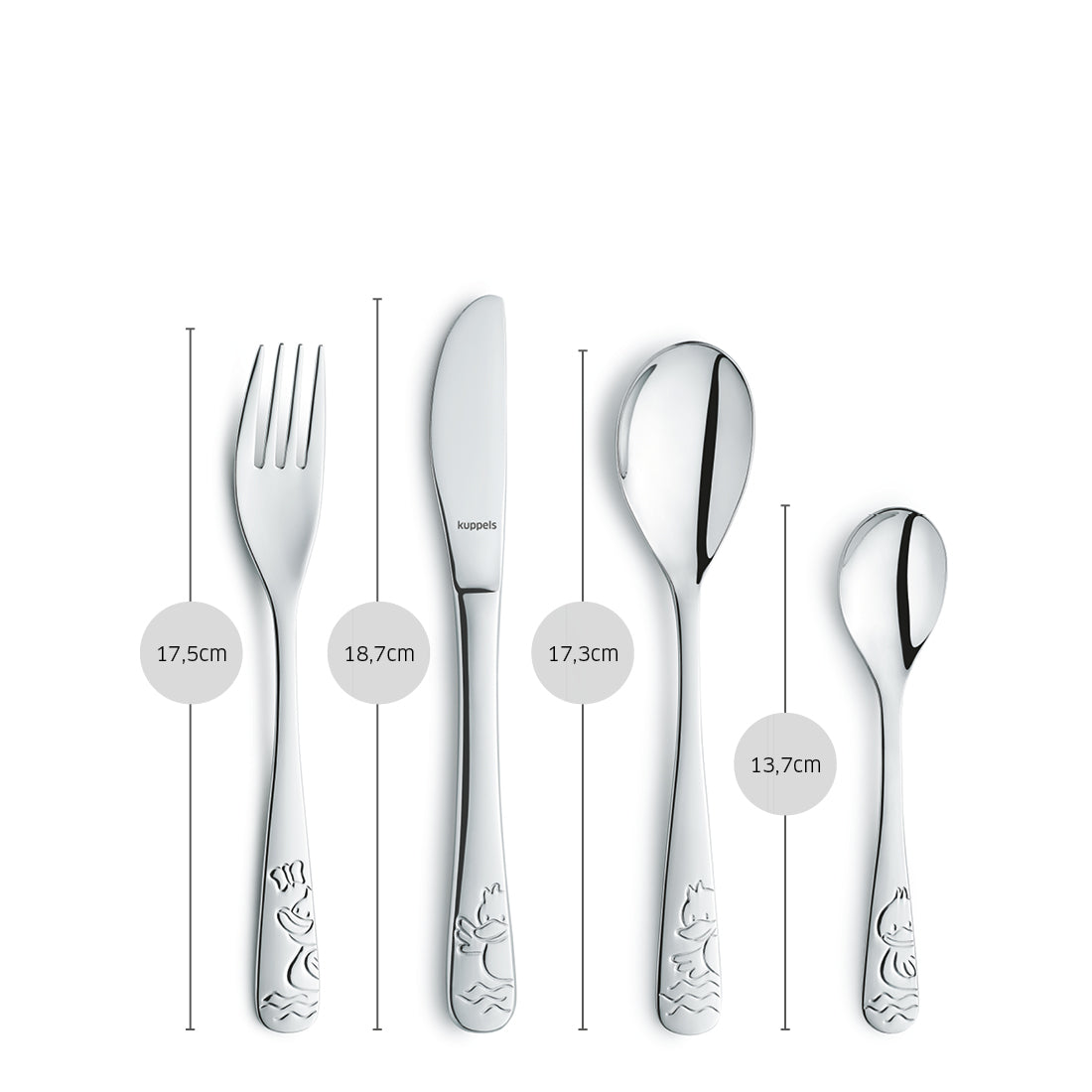 DUCK Kinderbesteck Set 4-teilig - kuppels-home.de