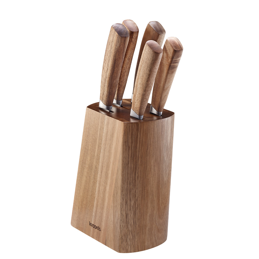 WOOD Messerblock 5-teilig - kuppels-home.de