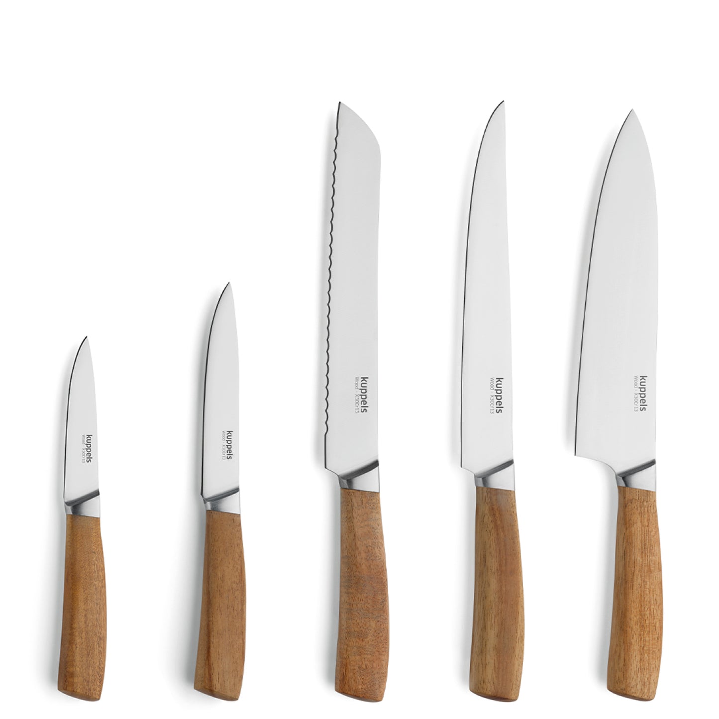 WOOD Messerblock 5-teilig - kuppels-home.de