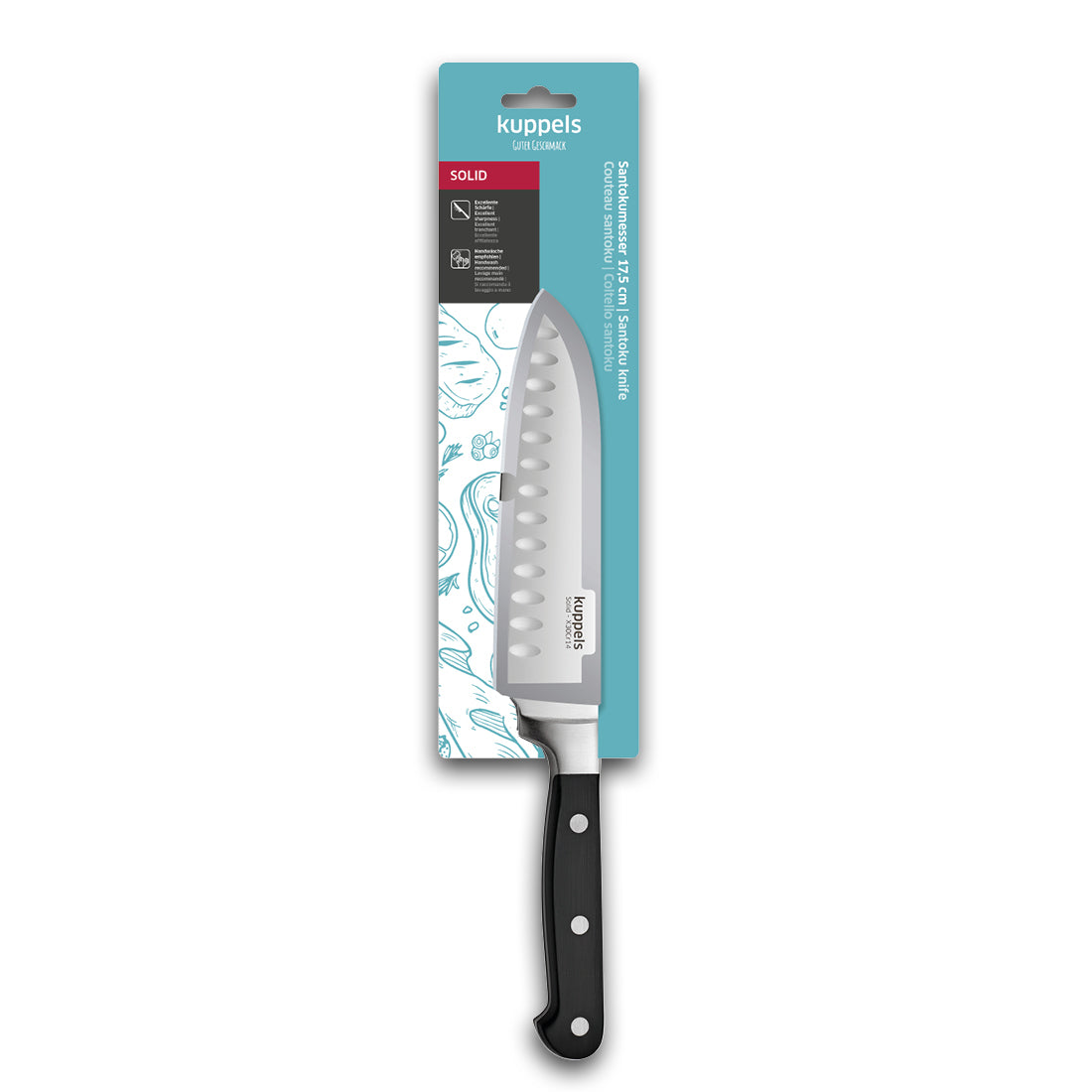 SOLID Santokumesser 7" - kuppels-home.de