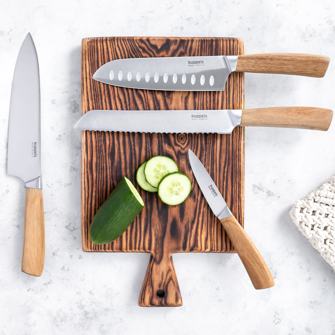 WOOD Santokumesser 7" - kuppels-home.de