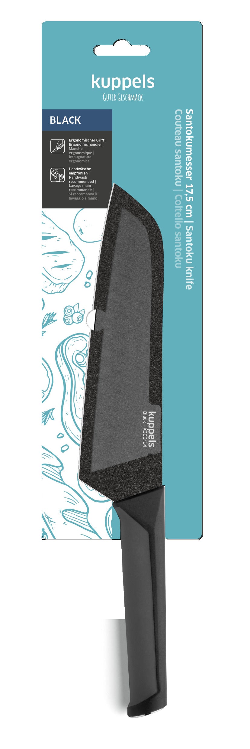 BLACK Santokumesser, 18 cm - kuppels-home.de