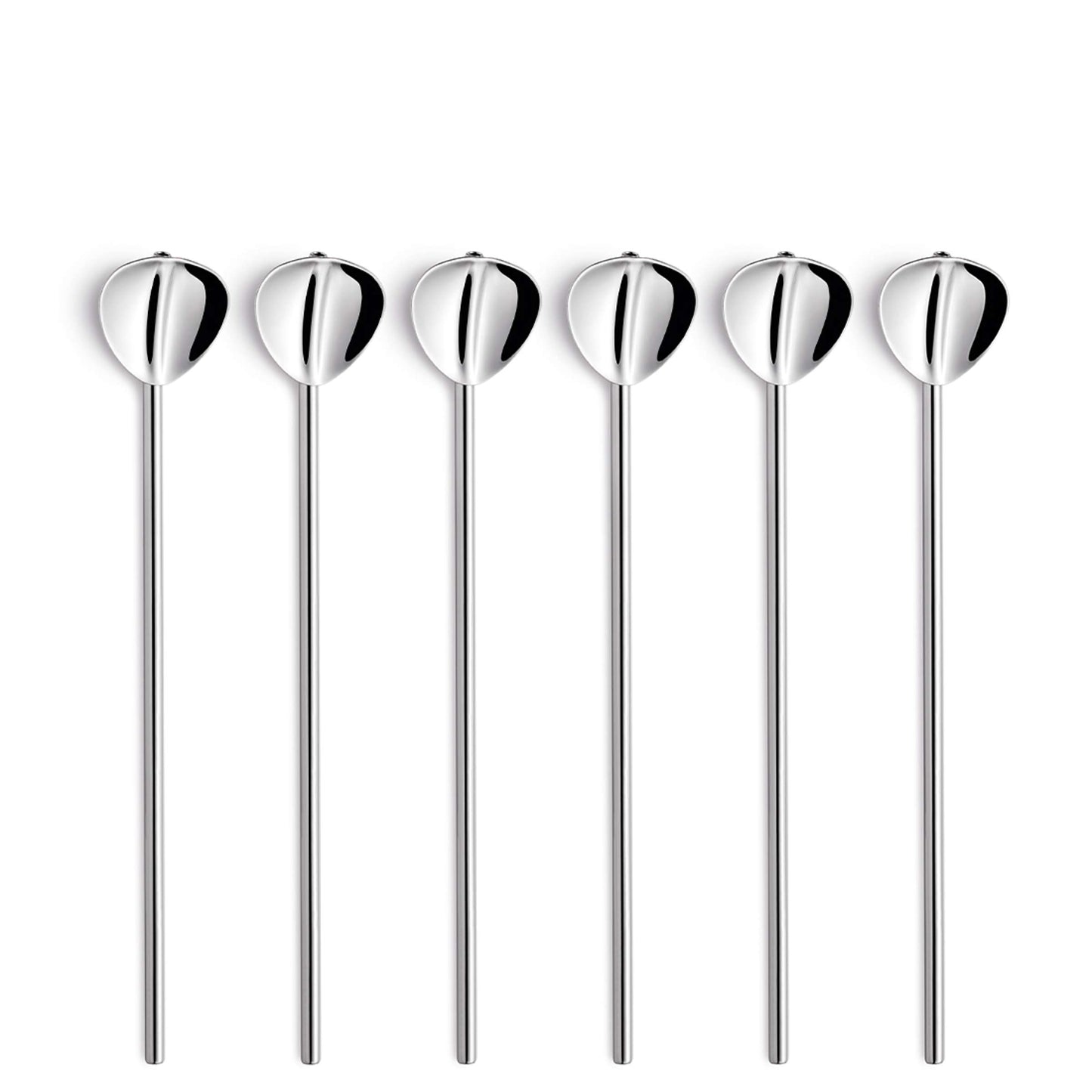 VISTA drinking straw spoon set 6-piece