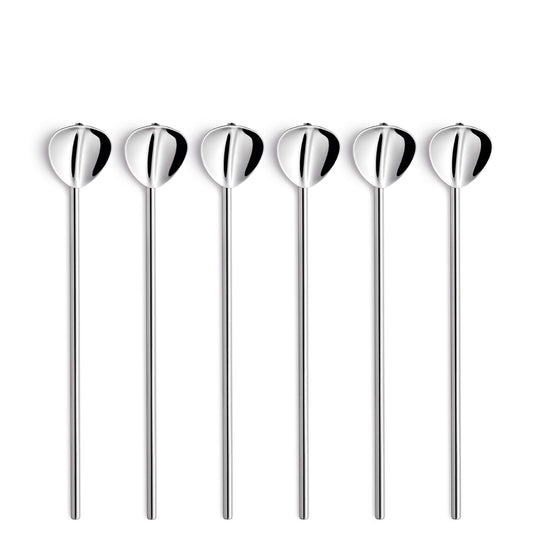 VISTA drinking straw spoon set 6-piece
