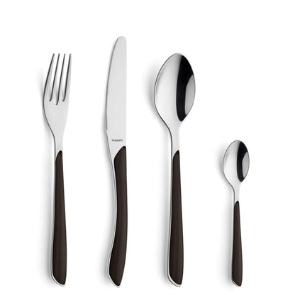 PRISMA Besteckset 24-teilig schwarz - kuppels-home.de