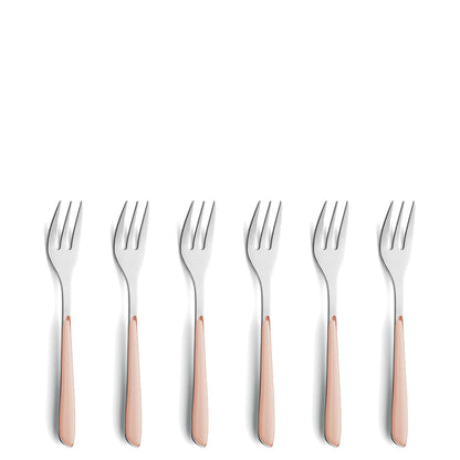 PRISMA Kuchengabel Set 6-teilig apricot - kuppels-home.de