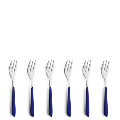 PRISMA Kuchengabel Set 6-teilig indigoblau - kuppels-home.de