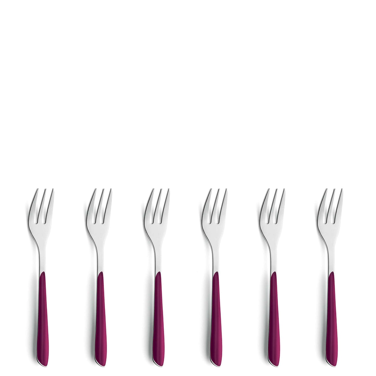 PRISMA cake fork set 6-piece wildberry