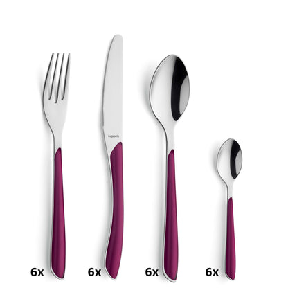 PRISMA Besteckset 24-teilig wildberry - kuppels-home.de