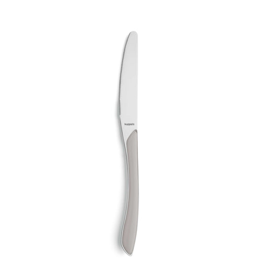 PRISMA dinner knife full handle light grey