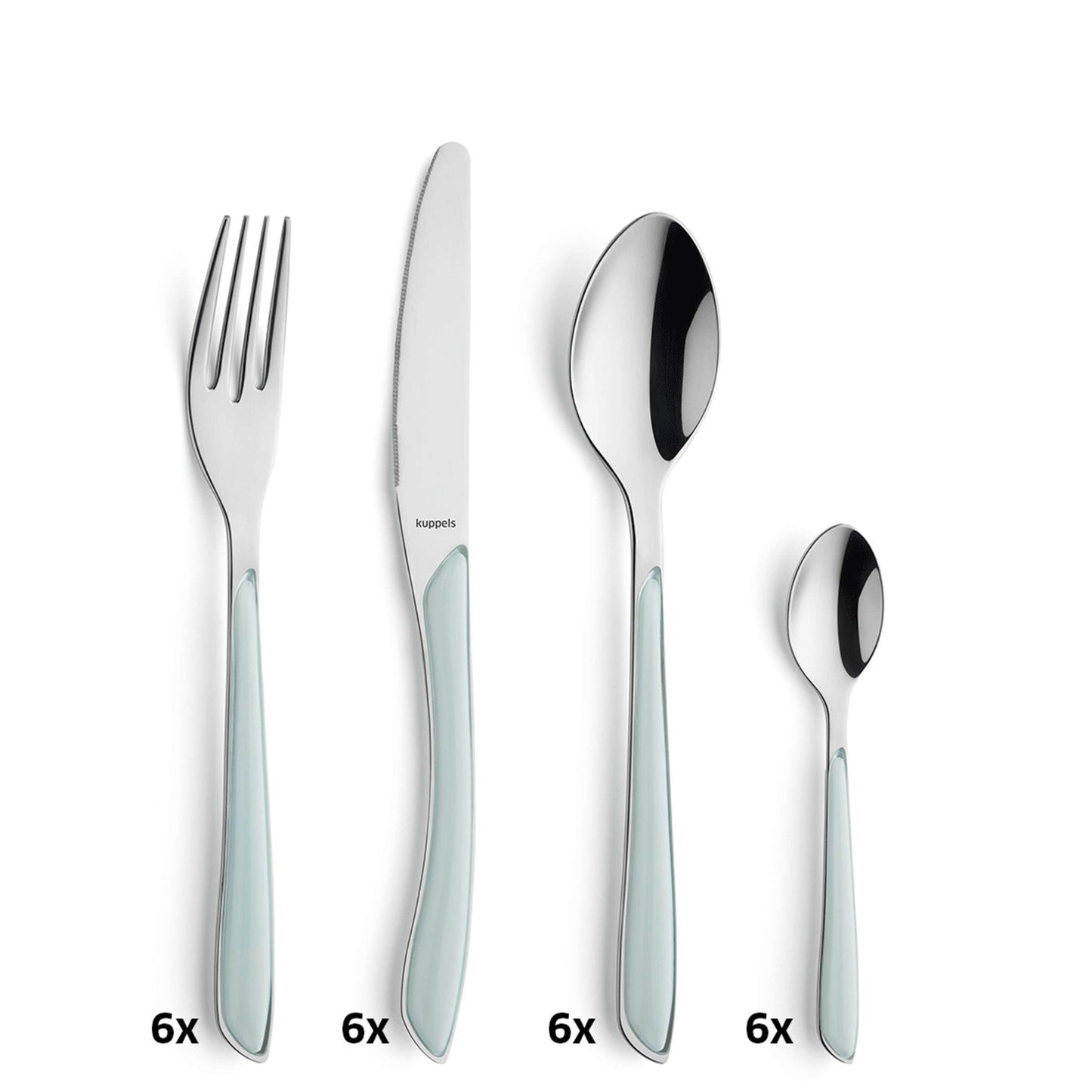 PRISMA cutlery set 24-piece mint