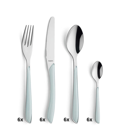 PRISMA Besteckset 24-teilig mint - kuppels-home.de
