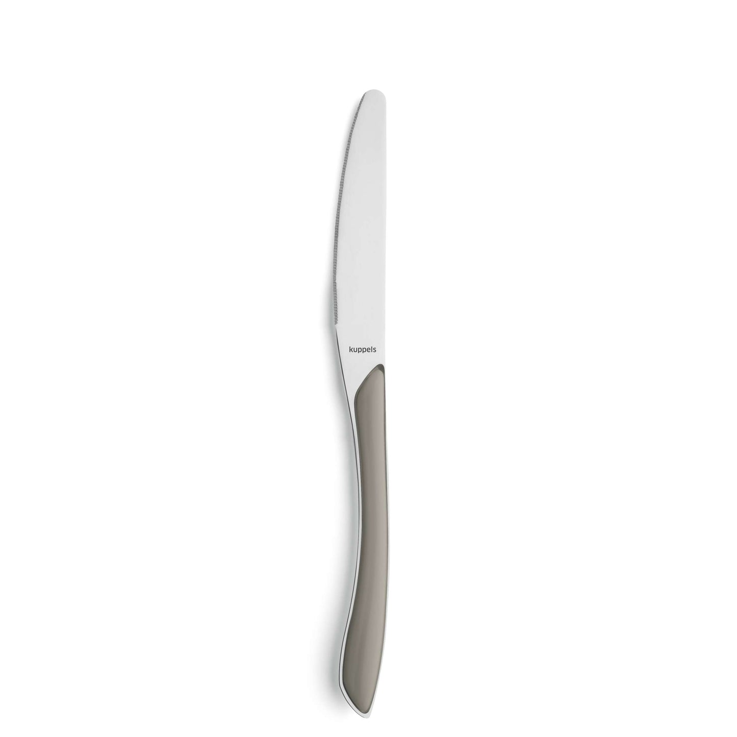 PRISMA dinner knife full handle taupe