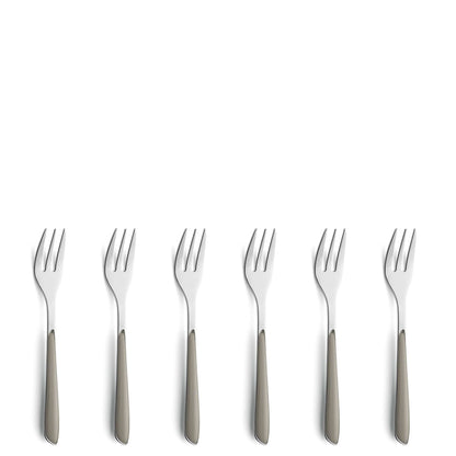 PRISMA Kuchengabel Set 6-teilig taupe - kuppels-home.de