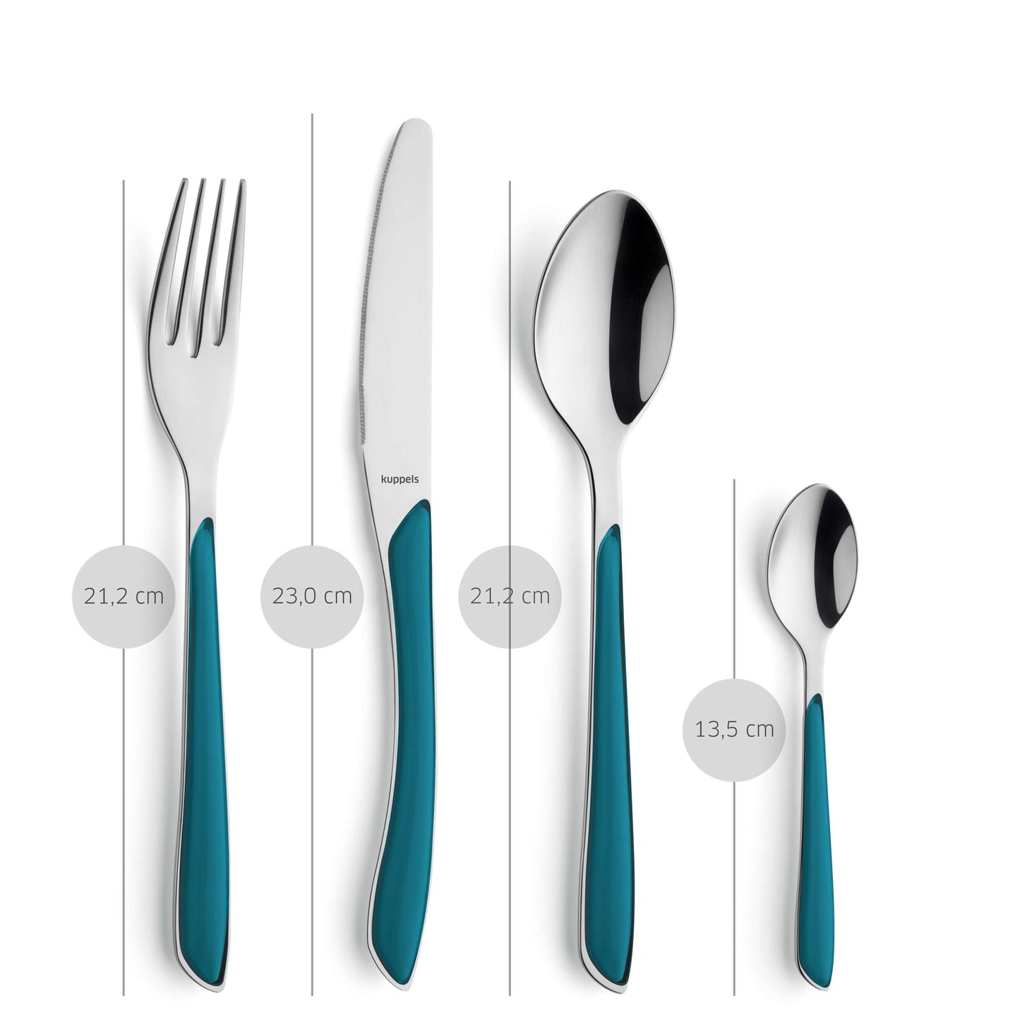 PRISMA cutlery set 24-piece petrol