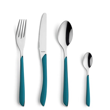 PRISMA Besteckset 24-teilig petrol - kuppels-home.de