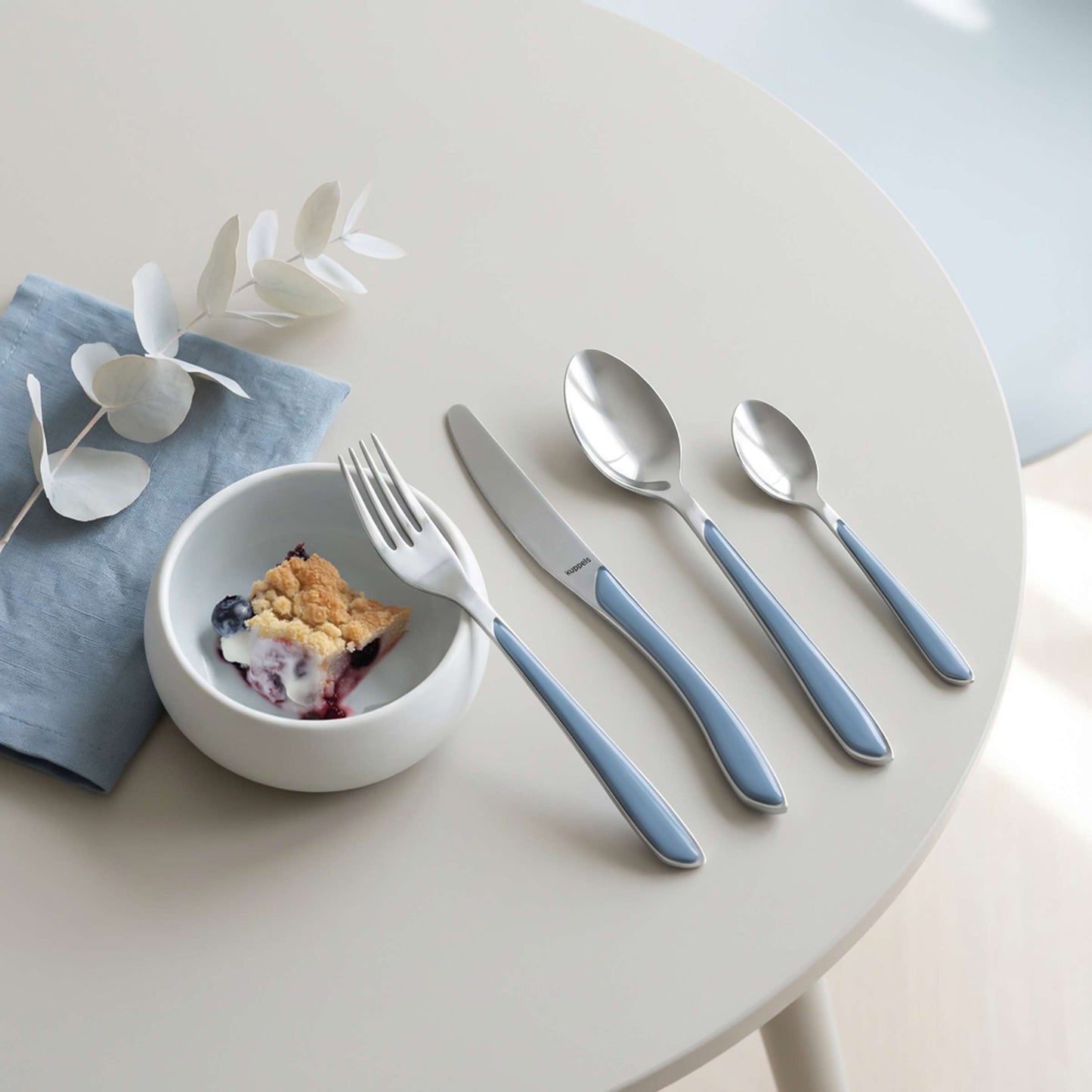 PRISMA cutlery set 24-piece denim blue