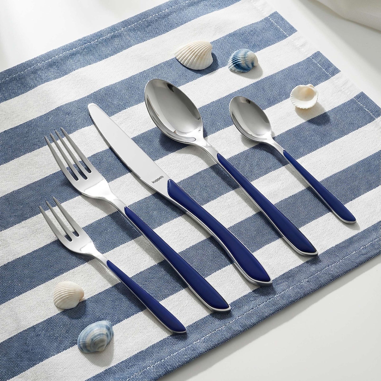PRISMA cutlery set 24-piece indigo blue