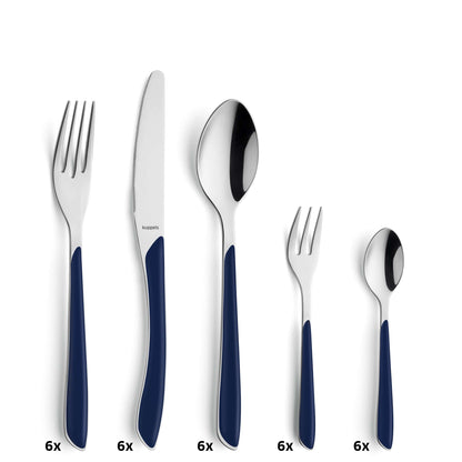 PRISMA Besteckset 44-teilig indigoblau - kuppels-home.de