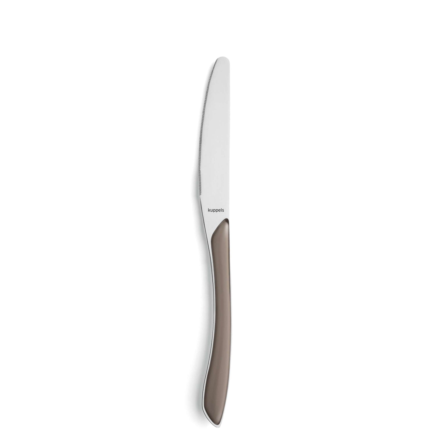 PRISMA dinner knife full handle cocoa