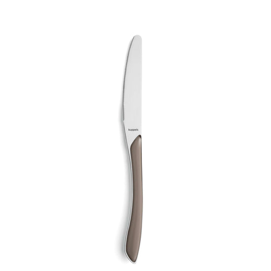 PRISMA dinner knife full handle cocoa