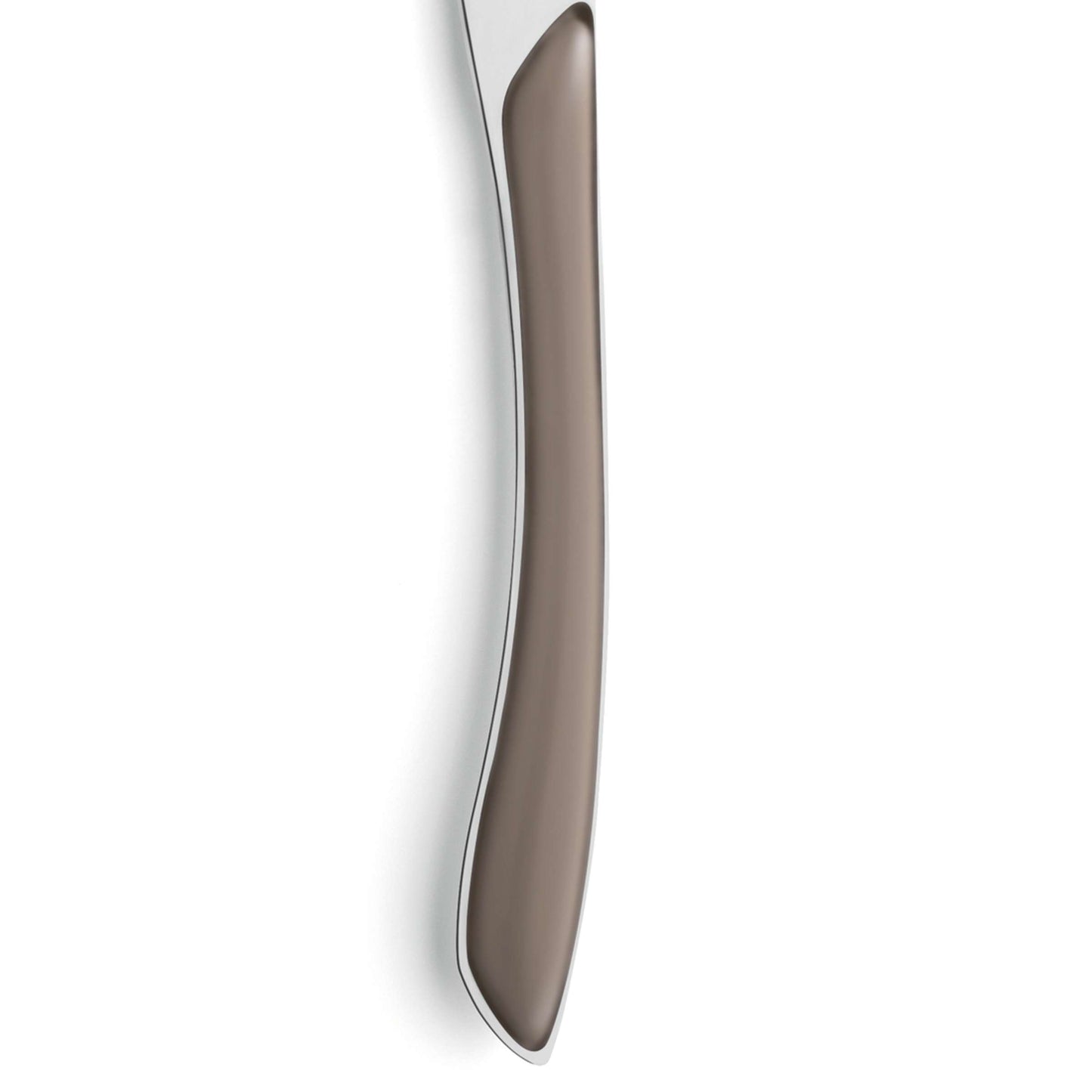 PRISMA dinner knife full handle cocoa