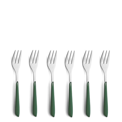 PRISMA Kuchengabel Set 6-teilig tannengrün - kuppels-home.de