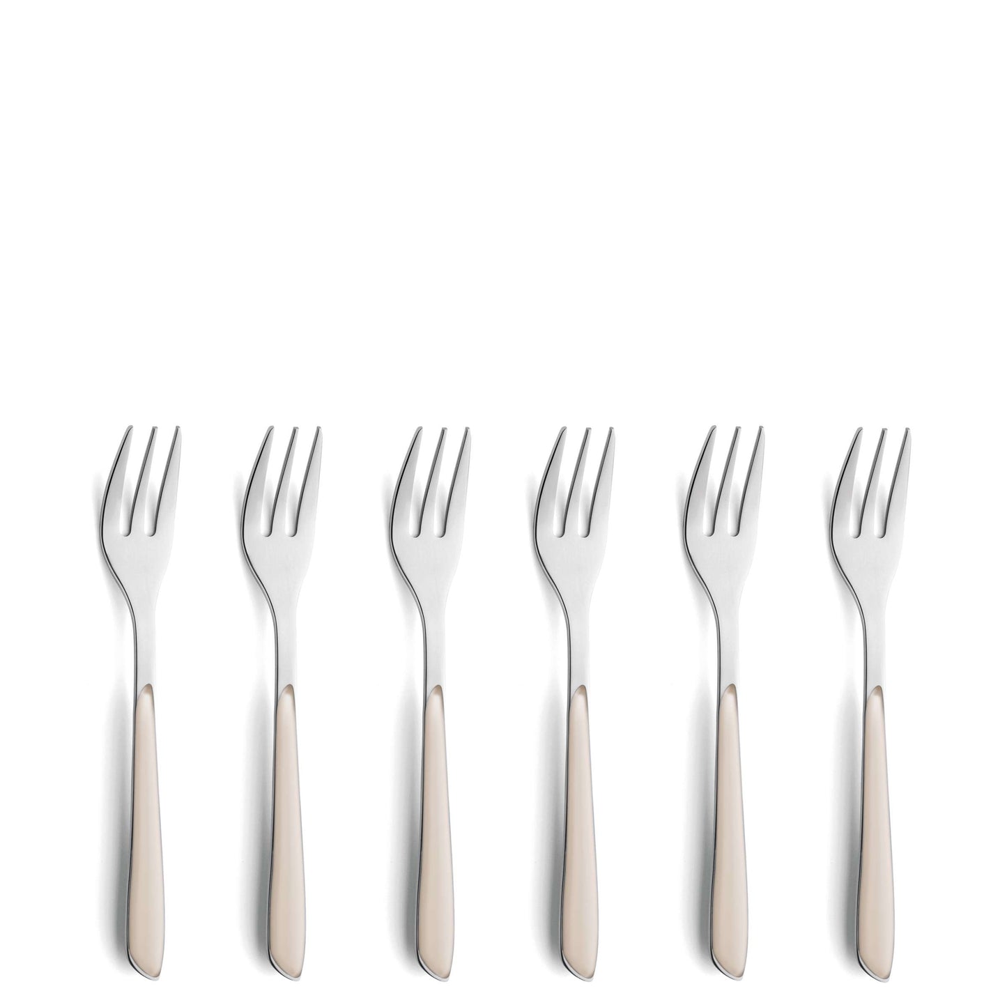 PRISMA cake fork set 6-piece cotton