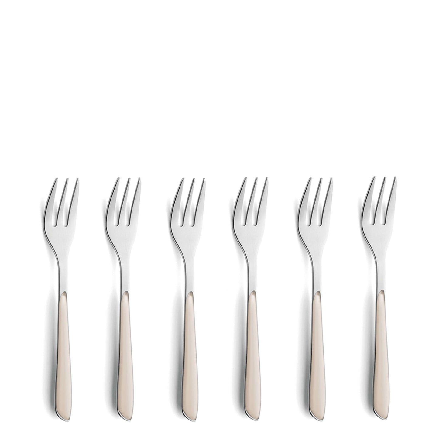 PRISMA cake fork set 6-piece cotton