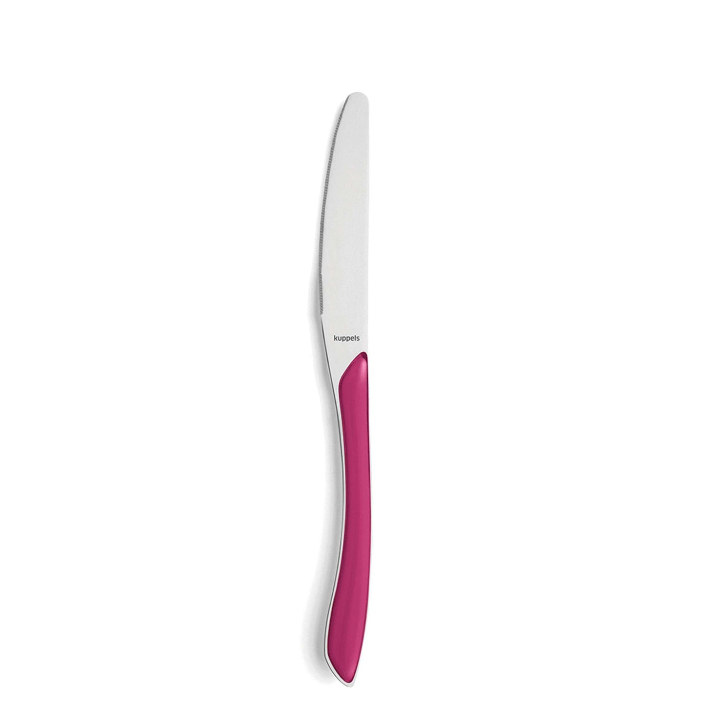 PRISMA dinner knife full handle raspberry red
