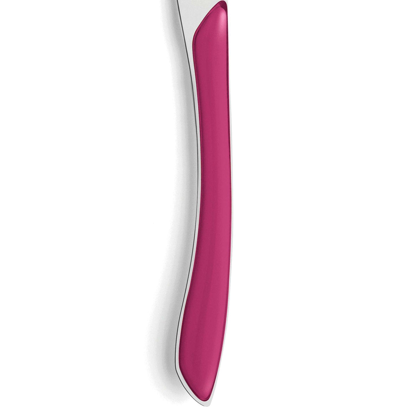PRISMA dinner knife full handle raspberry red